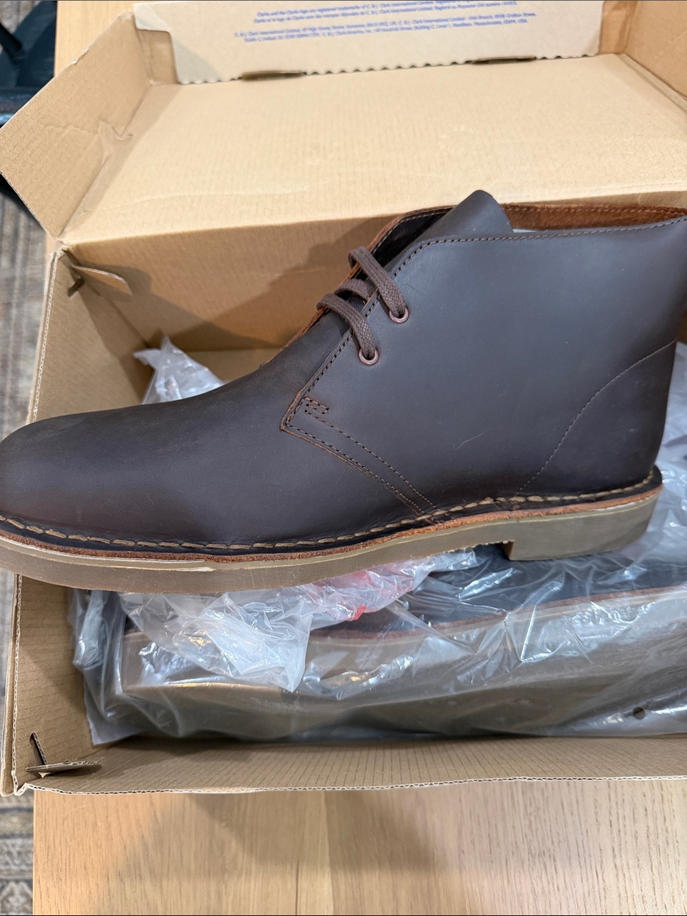 Men's Brown Leather Chukka Boots - Classic Casual Dress